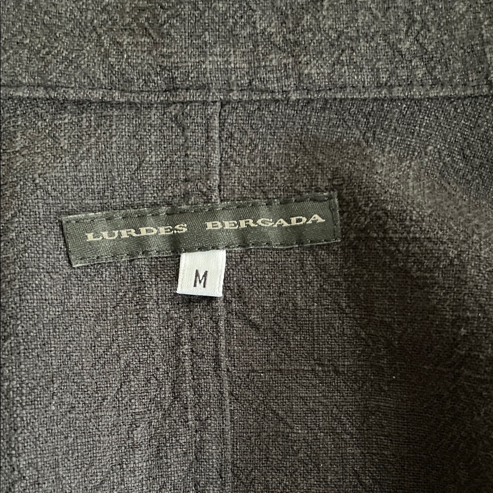 Lurdes Bergada  Black Women's Button-Up Blazer - Picture 10 of 16